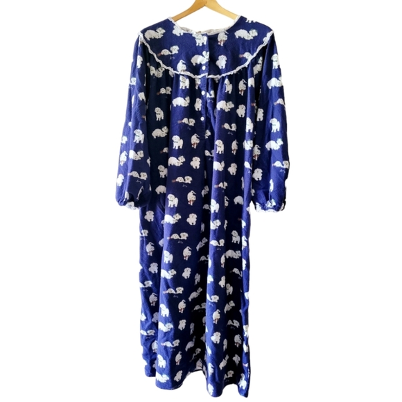 Lanz of Salsburg Puppy Love Maltise Dog Long Flannel Gown Modest Granny… - Picture 2 of 9